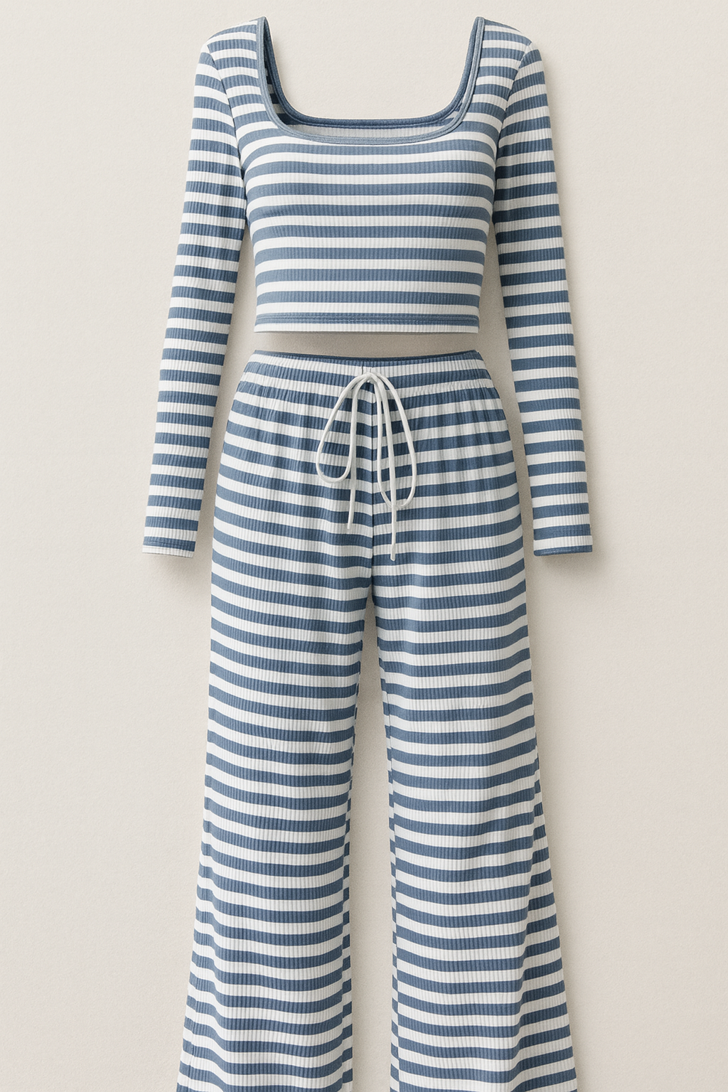 CozyStripe Lounge Set